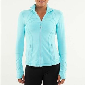 Blue lululemon define jacket zip up in size 8